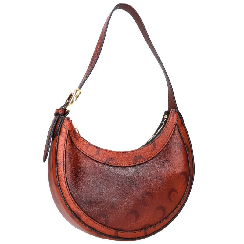 Marine Serre Airbrush Moon Shoulder Bag Brown Size ONE SIZE