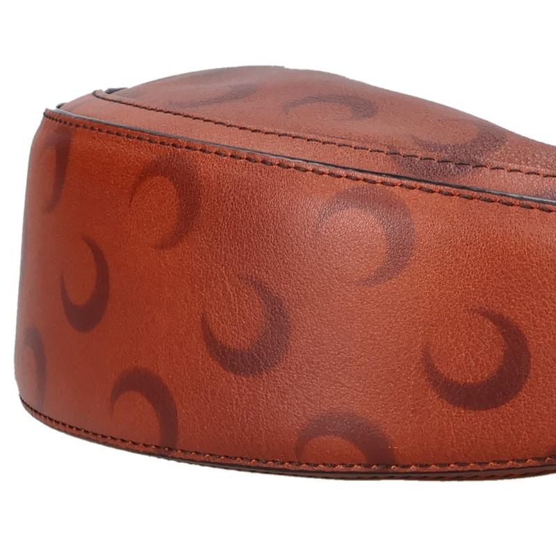Marine Serre Airbrush Moon Shoulder Bag Brown Size ONE SIZE