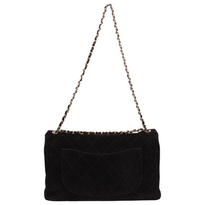 CHANEL Matelasse Suede Calfskin Gold Bag Multi Size ONE SIZE