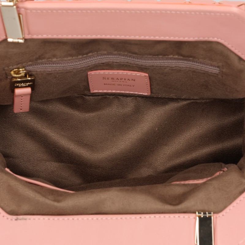 SERAPIAN Mosaico Pink Shoulder Bag Size ONE SIZE