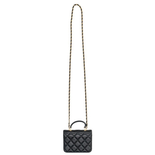 CHANEL Flap Lambskin Gold HW Chain Purse Multi Shoulder Bag Size ONE SIZE