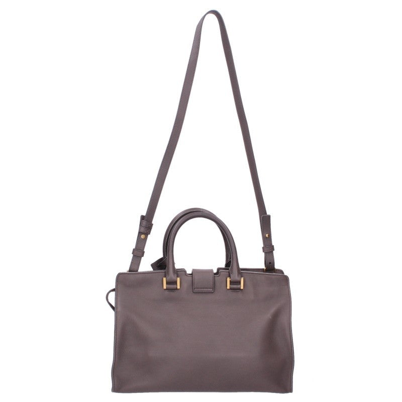 SAINT LAURENT PARIS Y Line Petit Bag Gray/Gold Size ONE SIZE