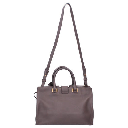 SAINT LAURENT PARIS Y Line Petit Bag Gray/Gold Size ONE SIZE