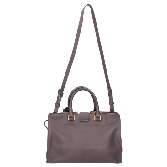 SAINT LAURENT PARIS Y Line Petit Bag Gray/Gold Size ONE SIZE