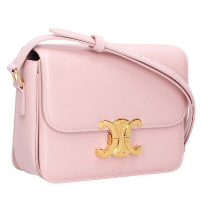 CELINE Teen Triomphe Shiny Shoulder Bag Size ONE SIZE