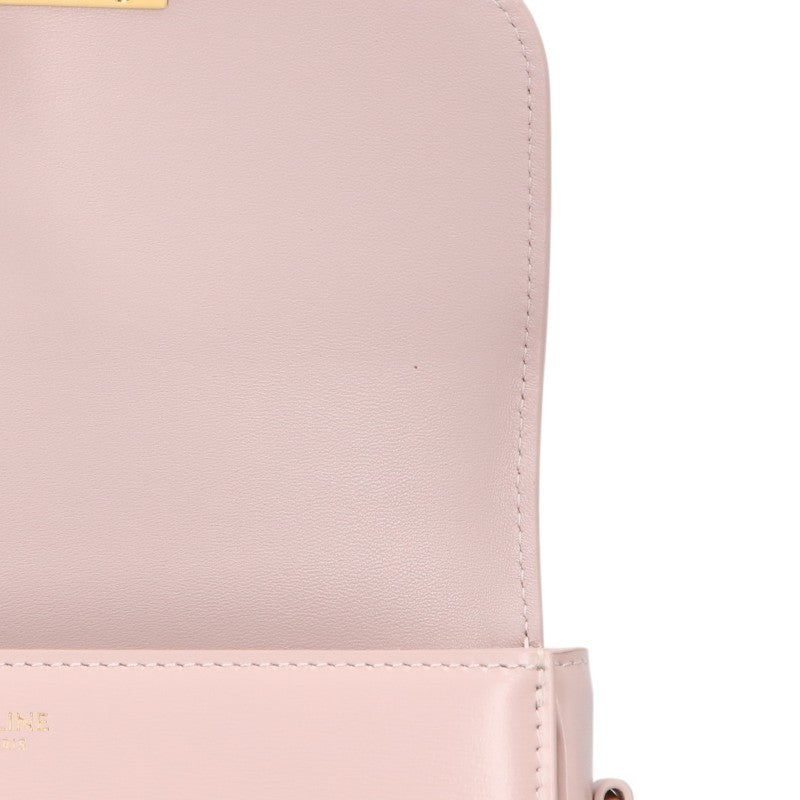 CELINE Teen Triomphe Shiny Shoulder Bag Size ONE SIZE