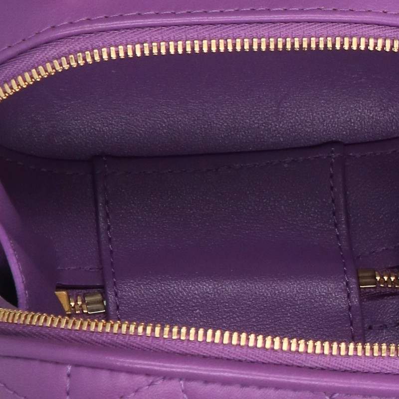 CHANEL AP2699 Lambskin Chain Purple Gold Shoulder Bag Size ONE SIZE