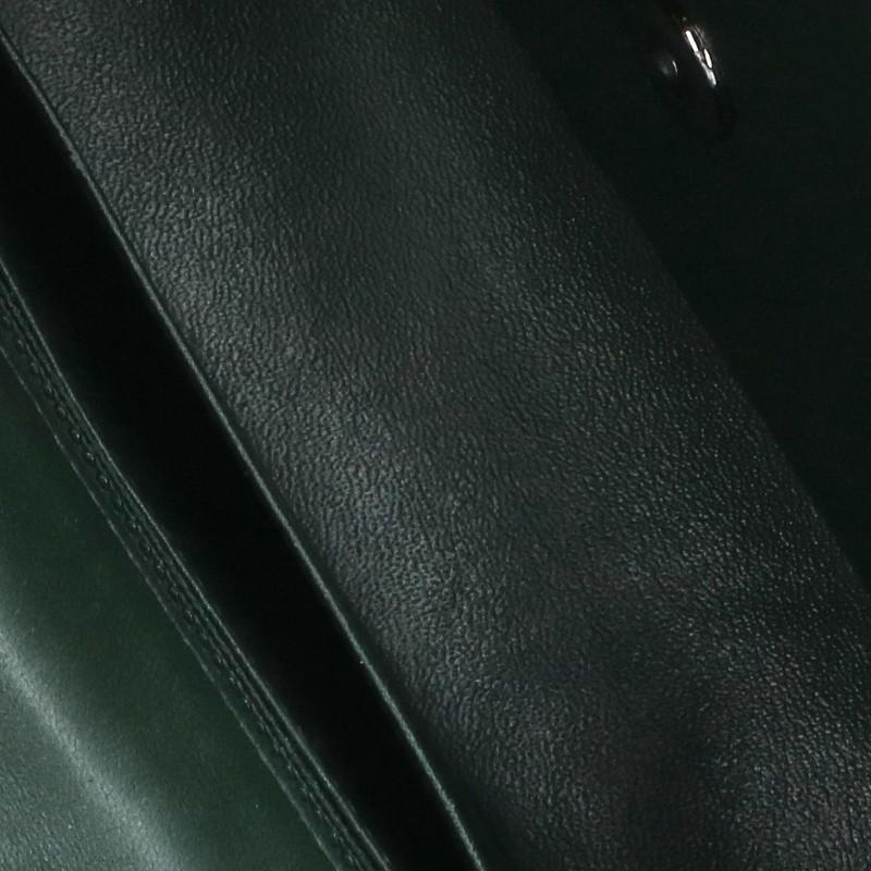 CHANEL Mini Matelasse 20 Lambskin Silver Green Shoulder Bag Size ONE SIZE
