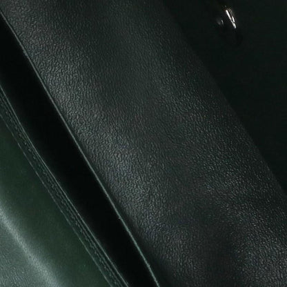 CHANEL Mini Matelasse 20 Lambskin Silver Green Shoulder Bag Size ONE SIZE