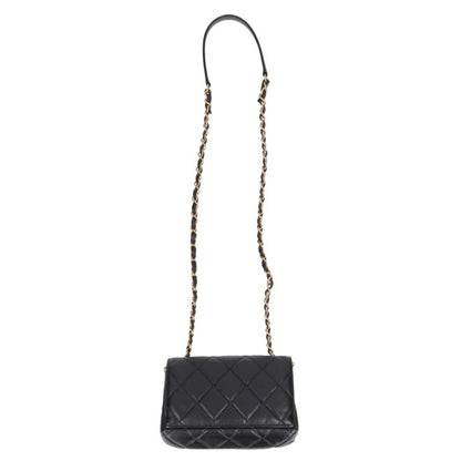 CHANEL Matelasse Lambskin Chain x Gold Shoulder Bag