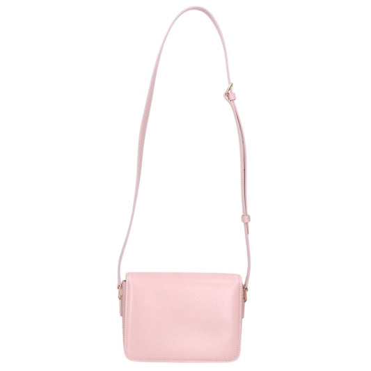 CELINE Teen Triomphe Shiny Pink Gold Shoulder Bag