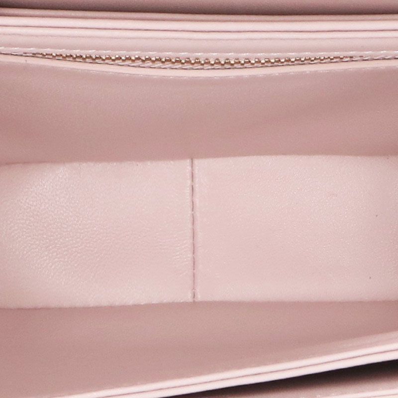 CELINE Teen Triomphe Shiny Pink Gold Shoulder Bag
