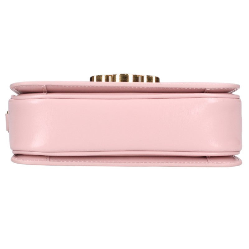 CELINE Teen Triomphe Shiny Pink Gold Shoulder Bag