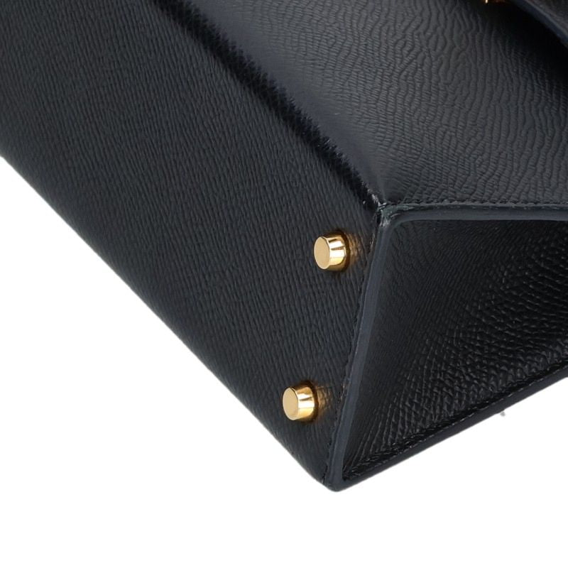 HERMES Mini Kelly Veau Epsom x Gold Shoulder Bag