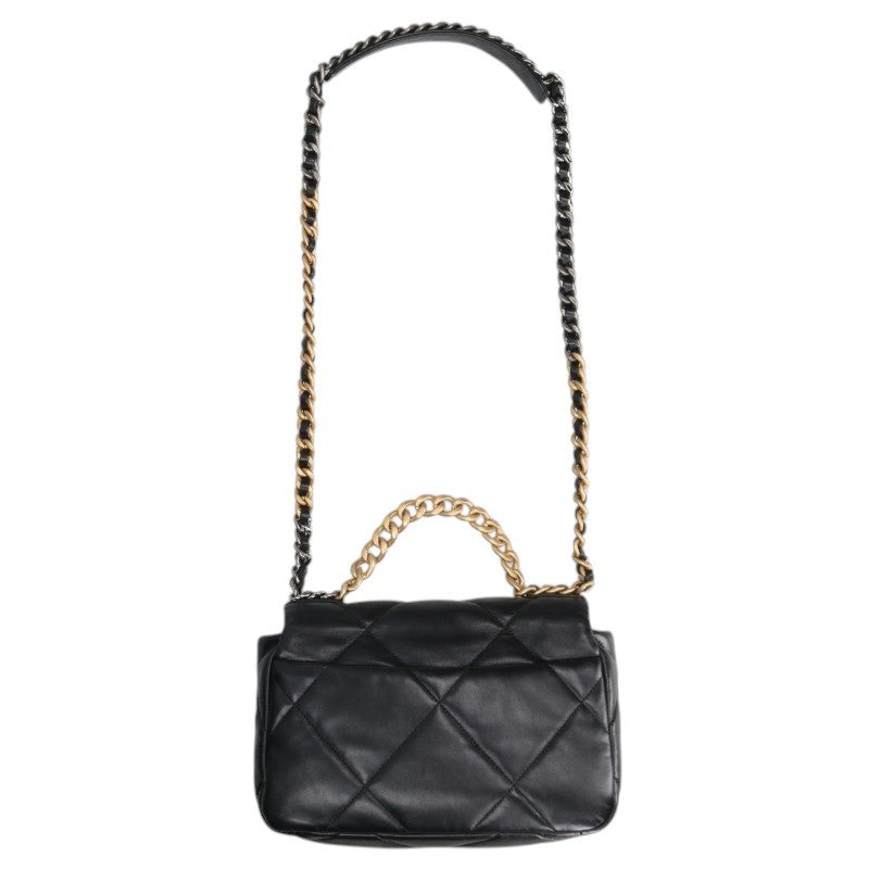 CHANEL Chanel 19 Small Bag Blk/Gld