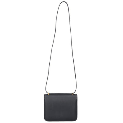 HERMES Constance 3 Mini Miroir Veau Epsom Black Gold Shoulder Bag