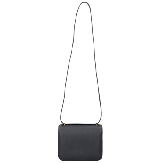 HERMES Constance 3 Mini Miroir Veau Epsom Black Gold Shoulder Bag