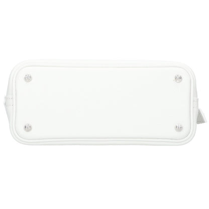 HERMES Bolide 1923 Mini Evercolor White Silver Shoulder Bag