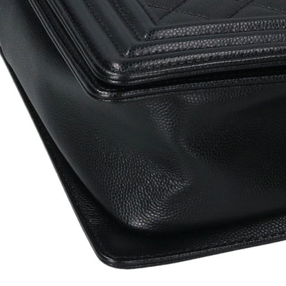 CHANEL Boy Chanel 25 Caviar Skin Chain Shoulder Bag