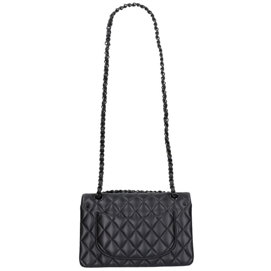 CHANEL Matelasse 23 So Black Double Flap Bag Black
