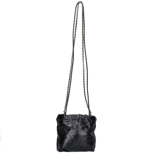 CHANEL 22 Mini Lambskin Chain x Gold Shoulder Bag
