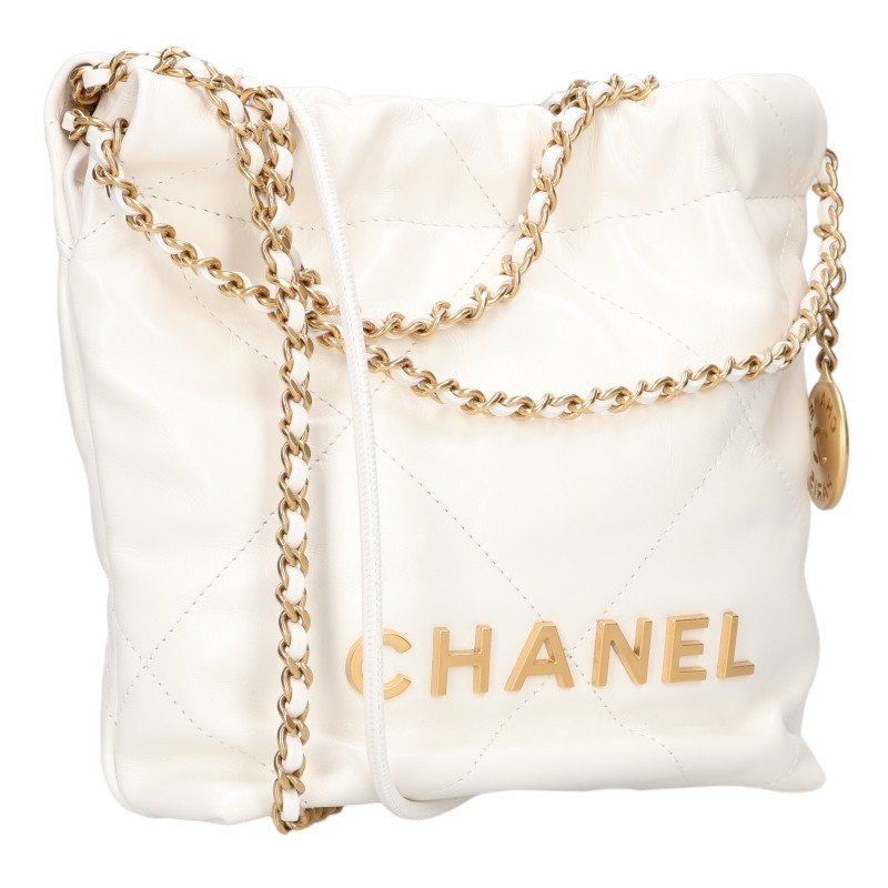 CHANEL 22 Mini Lambskin Chain x Gold Multi