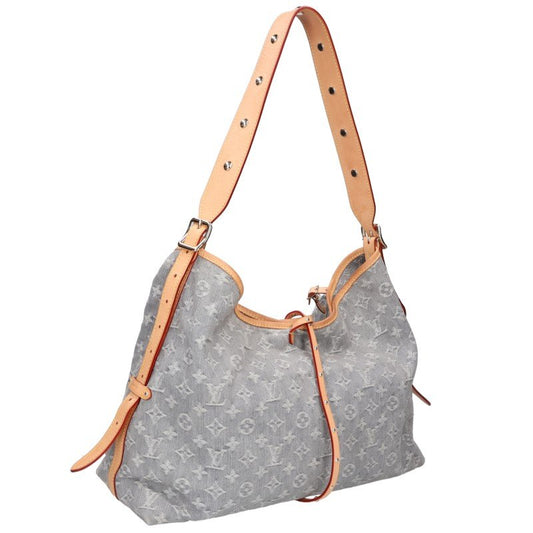 LOUISVUITTON LV Remix Monogram Denim Shoulder Bag Size MM