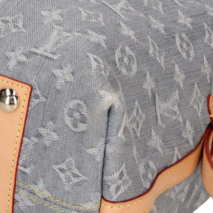 LOUISVUITTON LV Remix Monogram Denim Shoulder Bag Size MM