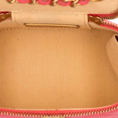 CHANEL Pink Gold Matelassé Shoulder Bag