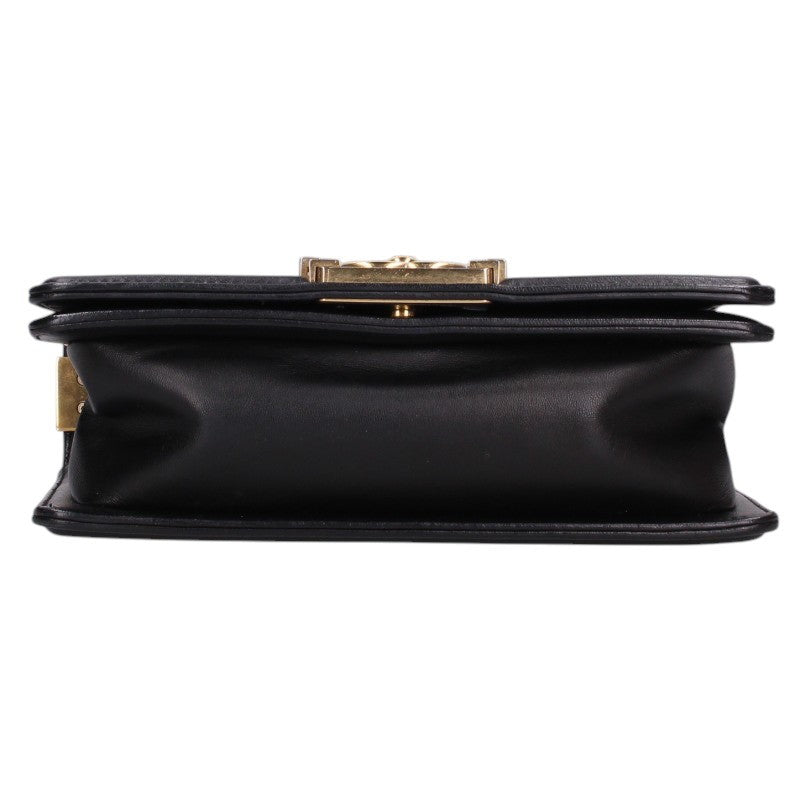 CHANEL Boy Chanel 20 Lambskin Chain Shoulder x Gold Shoulder Bag