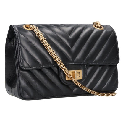 CHANEL 2.55 Chevron Aged Shoulder Bag