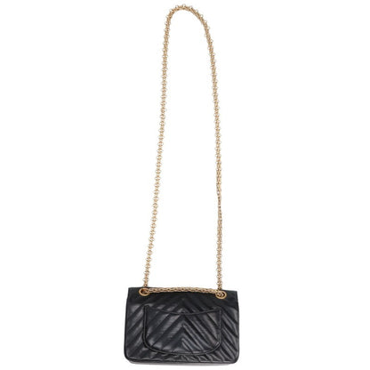 CHANEL 2.55 Chevron Aged Shoulder Bag