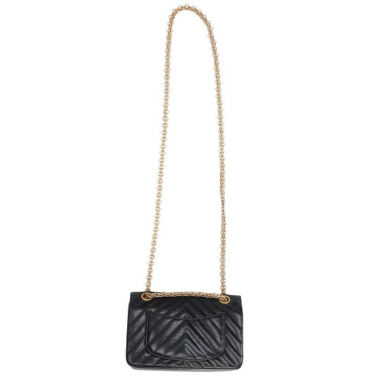 CHANEL 2.55 Chevron Aged Shoulder Bag