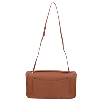 CHANEL AS6231 Maxi Grained Brown Silver Shoulder Bag