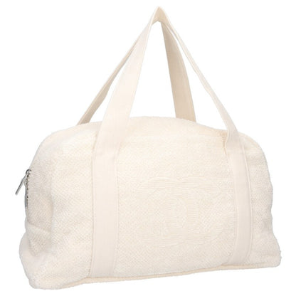 CHANEL CC Mark Terry Cloth Towel Pouch Beach Size ONE SIZE