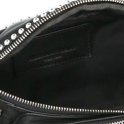 ALEXANDER WANG Black Studded Waist Bag Size ONE SIZE