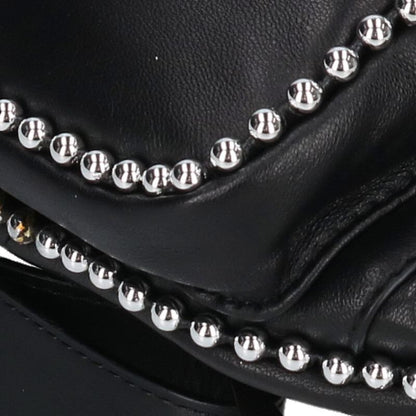 ALEXANDER WANG Black Studded Waist Bag Size ONE SIZE
