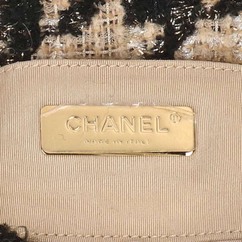 CHANEL 19 CC Logo Tweed Belt Bag Multi Size ONE SIZE