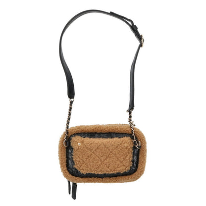 CHANEL CC Logo Shearling Belt Bag Multi Size ONE SIZE