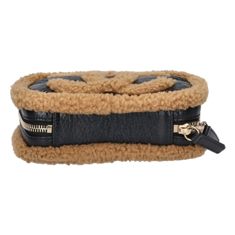 CHANEL CC Logo Shearling Belt Bag Multi Size ONE SIZE