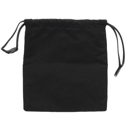 MIU MIU Duchesse Nylon Drawstring Pouch Black Size ONE SIZE
