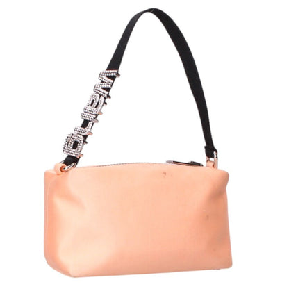 ALEXANDER WANG Heiress Satin Crystal Logo Size ONE SIZE