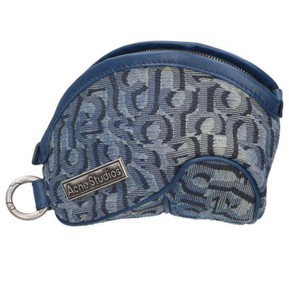 ACNE STUDIOS Monogram Denim Pouch Indigo Size ONE SIZE
