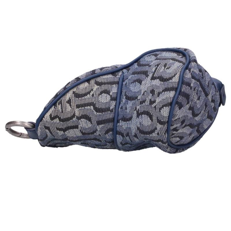 ACNE STUDIOS Monogram Denim Pouch Indigo Size ONE SIZE
