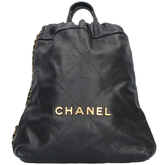 CHANEL CHANEL 22 Caviar Skin Chain Backpack Size ONE SIZE