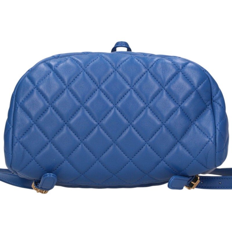 CHANEL Matelasse Lambskin Chain Backpack Multi Size ONE SIZE