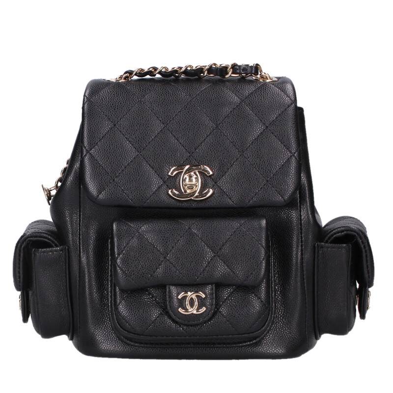 CHANEL Matelassé Caviar Skin Backpack Multi Size ONE SIZE