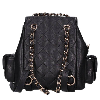 CHANEL Matelassé Caviar Skin Backpack Multi Size ONE SIZE
