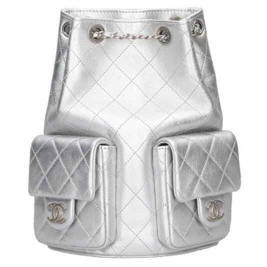 CHANEL Matelassé Quilted Leather Backpack Size ONE SIZE