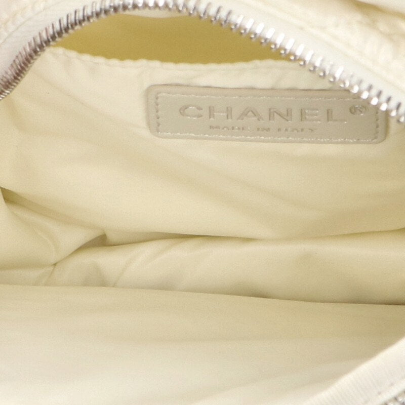 CHANEL Neige Collection Nylon Chain Backpack Size ONE SIZE
